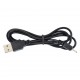 Кабель USB A(M) - DC 2.0x0.7mm(M) Vixion J2 чёрный, 1м