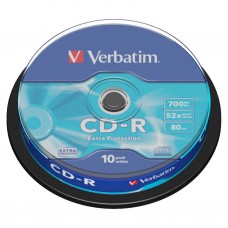 Диск CD-R Verbatim 700Mb 52x CB10