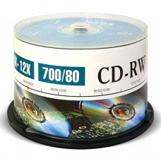 Диск CD-RW Mirex 700MB 4-12x CB50