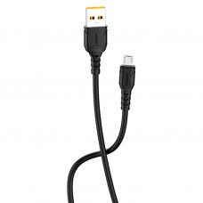 Кабель USB - microUSB Denmen D08V чёрный, 1м