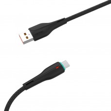 Кабель USB - microUSB Denmen D16V чёрный, 1м