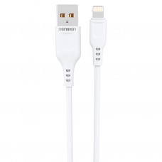 Кабель USB - 8pin Denmen D23L белый, 2м