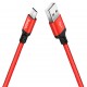 Кабель USB - microUSB Hoco X14 красный, 2м