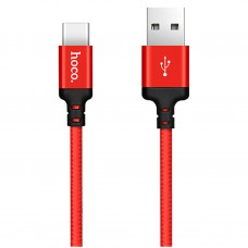 Кабель USB - Type-C Hoco X14 красный, 2м