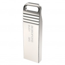 USB накопитель Borofone BUD1 32GB USB2.0, серебристый