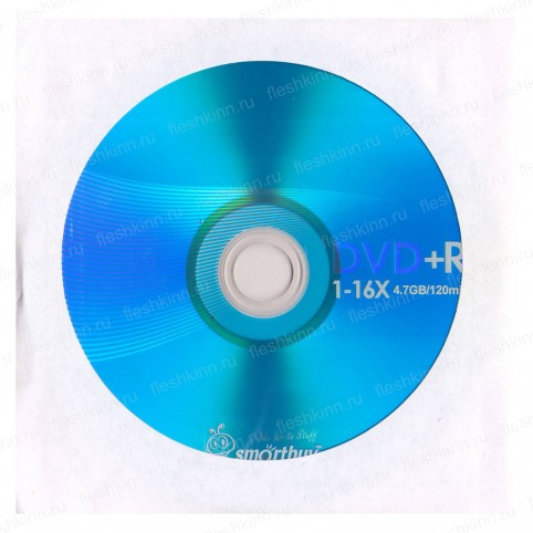 Диск DVD+R SmartBuy 4.7Gb 16x конверт1