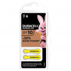 Батарейка Duracell DA10 BP6 (60)