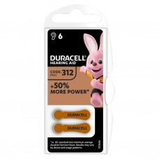 Батарейка Duracell DA312 BP6 (60)