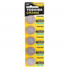 Батарейка Toshiba CR2450 BP5 (100)