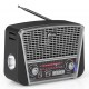 Аудиосистема портативная Ritmix RPR-065, серый (FM, MP3, AUX)