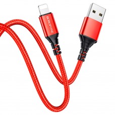 Кабель USB - 8pin Borofone BX54 Ultra bright чёрный, 1м