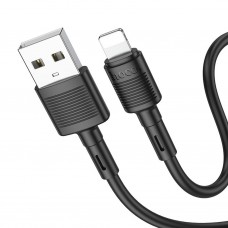 Кабель USB - 8pin Hoco X83 чёрный, 1м
