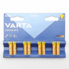 Батарейка Varta LongLife AAA, LR03 BP8 (160)