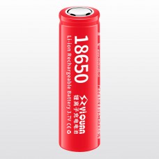 Аккумулятор Yiquan 18650, 2000mAh, Flat Top, красный