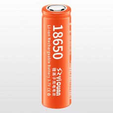 Аккумулятор Yiquan 18650, 2200mAh, Flat Top, оранжевый