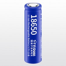 Аккумулятор Yiquan 18650, 2800mAh 3C, Flat Top, синий