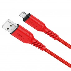 Кабель USB - microUSB Hoco X59 красный, 1м
