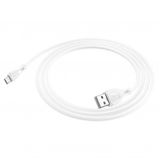 Кабель USB - microUSB Hoco X61 белый, 1м