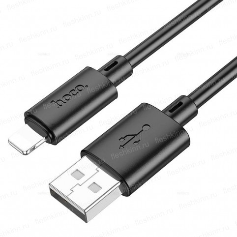 Кабель USB - 8pin Hoco X88 чёрный, 1м