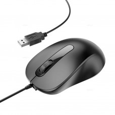 Мышь проводная Borofone BG4, чёрный (USB)
