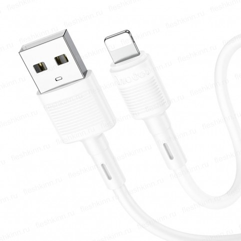 Кабель USB - 8pin Hoco X83 белый, 1м
