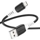 Кабель USB - microUSB Hoco X82 чёрный, 1м
