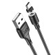 Кабель USB - microUSB Hoco X52 магнитный, чёрный, 1м