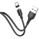 Кабель USB - microUSB Hoco X52 магнитный, чёрный, 1м