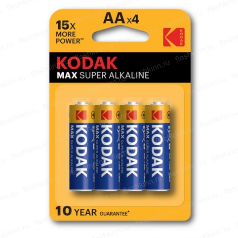 Батарейка Kodak Max AA, LR06 BP4 (80)