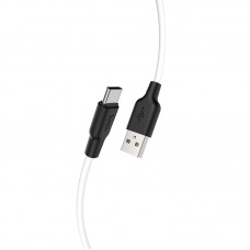 Кабель USB - Type-C Hoco X21 Plus белый, 1м
