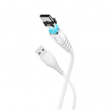 Кабель USB - Type-C Hoco X63 магнитный, белый, 1м