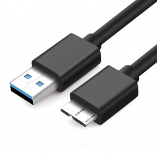 Кабель USB - microUSB 3.0 NoName C013BK, 0.4м