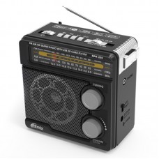 Аудиосистема портативная Ritmix RPR-202, чёрный (FM, MP3)