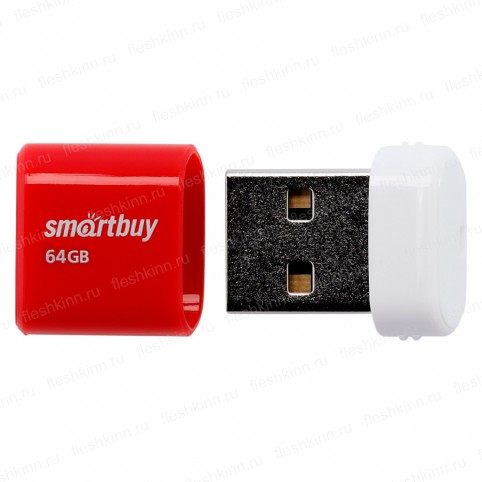 USB накопитель SmartBuy Lara 64GB USB2.0, красный