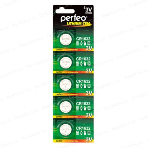 Батарейка Perfeo CR1632 BP5 (100)