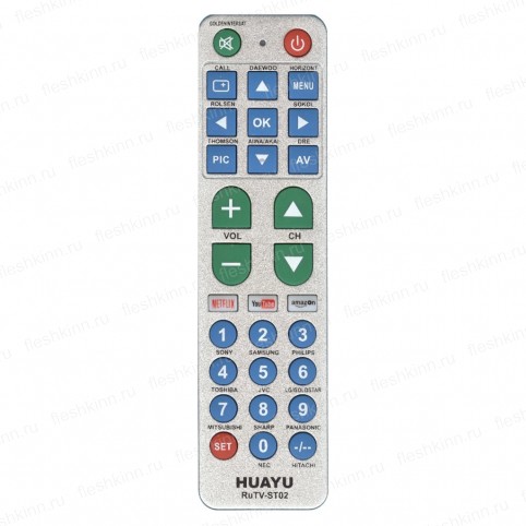 Пульт ДУ для TV Huayu RuTV-ST02, универсальный