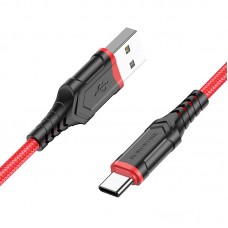 Кабель USB - Type-C Borofone BX67 красный, 1м