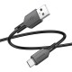 Кабель USB - Type-C Borofone BX70 чёрный, 1м