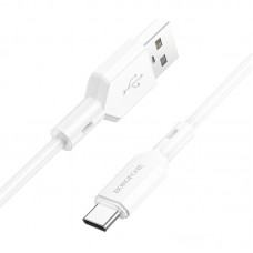 Кабель USB - Type-C Borofone BX70 белый, 1м