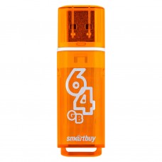 USB накопитель SmartBuy Glossy 64GB USB2.0, оранжевый
