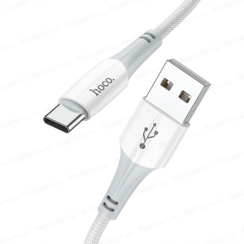 Кабель USB - Type-C Hoco X70 белый, 1м