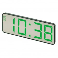 Часы-будильник VST 898/4, чёрный/ярко-зелёный