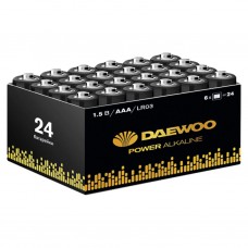 Батарейка Daewoo AAA, LR03 Power Alcaline BP24