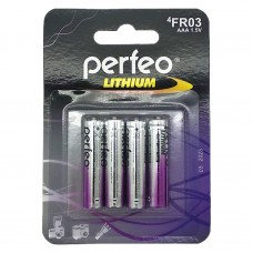 Батарейка Perfeo Lithium AAA, FR03 BP4 (48)