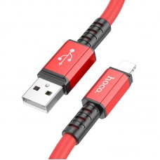 Кабель USB - 8pin Hoco X85 красный, 1м