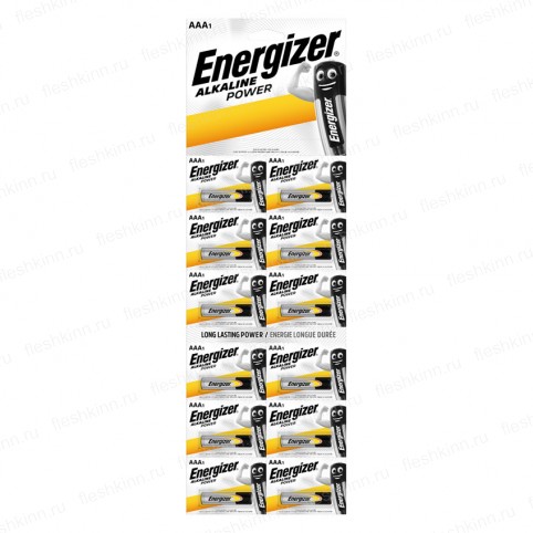 Батарейка Energizer Alkaline Power AAA, LR03 BP12 (120)