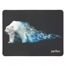 Коврик для мыши Perfeo Flames Белый медведь PF_D0682 (240x320x3)
