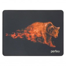 Коврик для мыши Perfeo Flames Бурый медведь PF_D0683 (240x320x3)