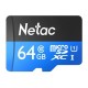 Карта памяти Netac P500 Standard microSDXC 64GB class10 UHS-I (90)