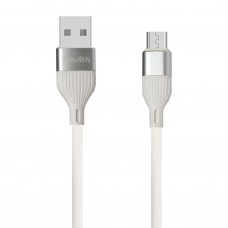 Кабель USB - microUSB FaisON K-X41 белый, 1м